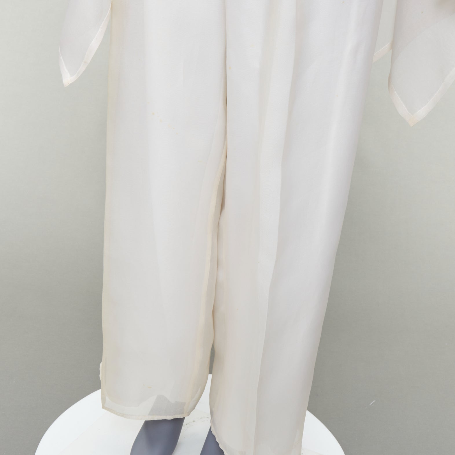 Dolce & Gabbana Ivory Coat Pantsuit - Image 13