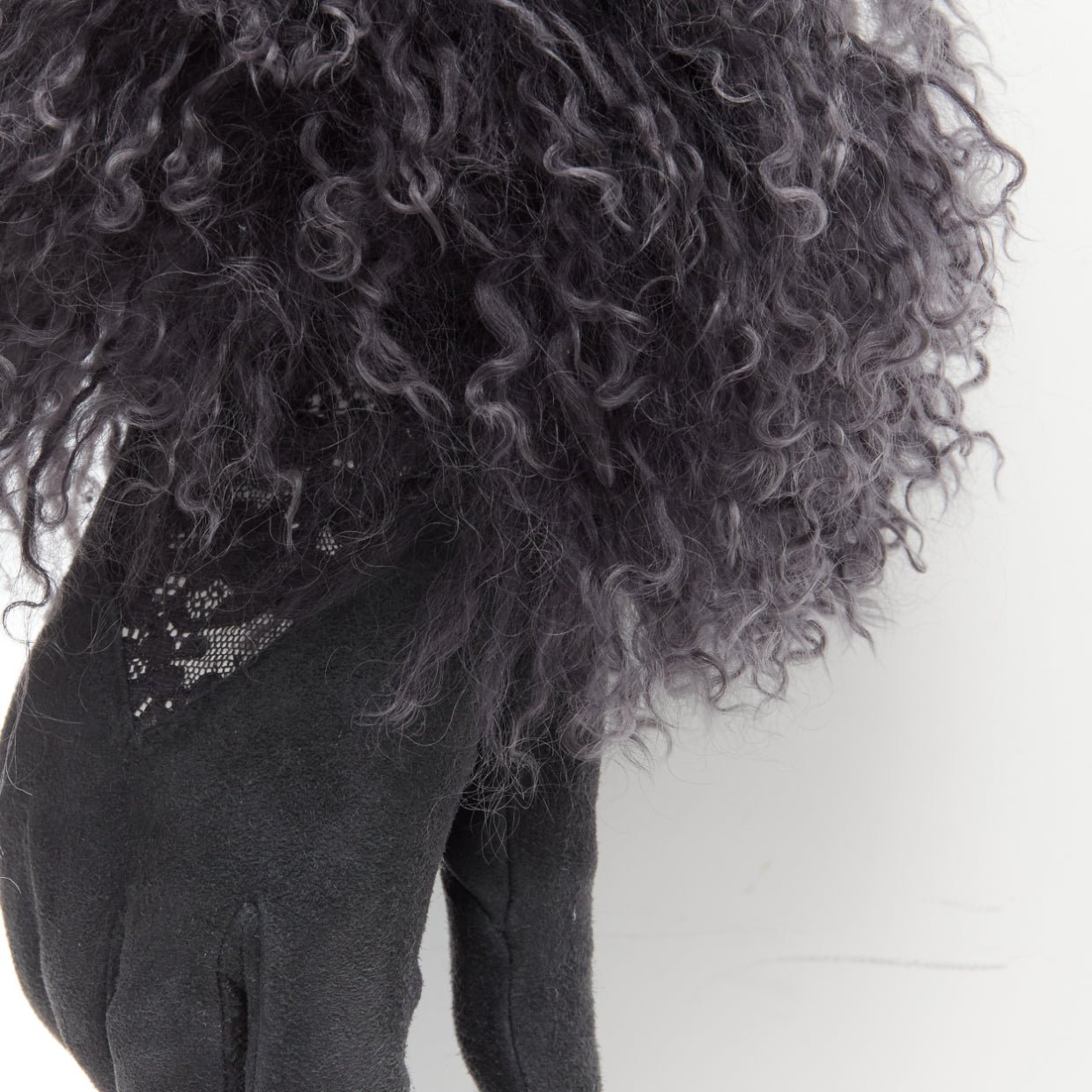 Christian Dior Yellow Cutout Gloves - Image 6