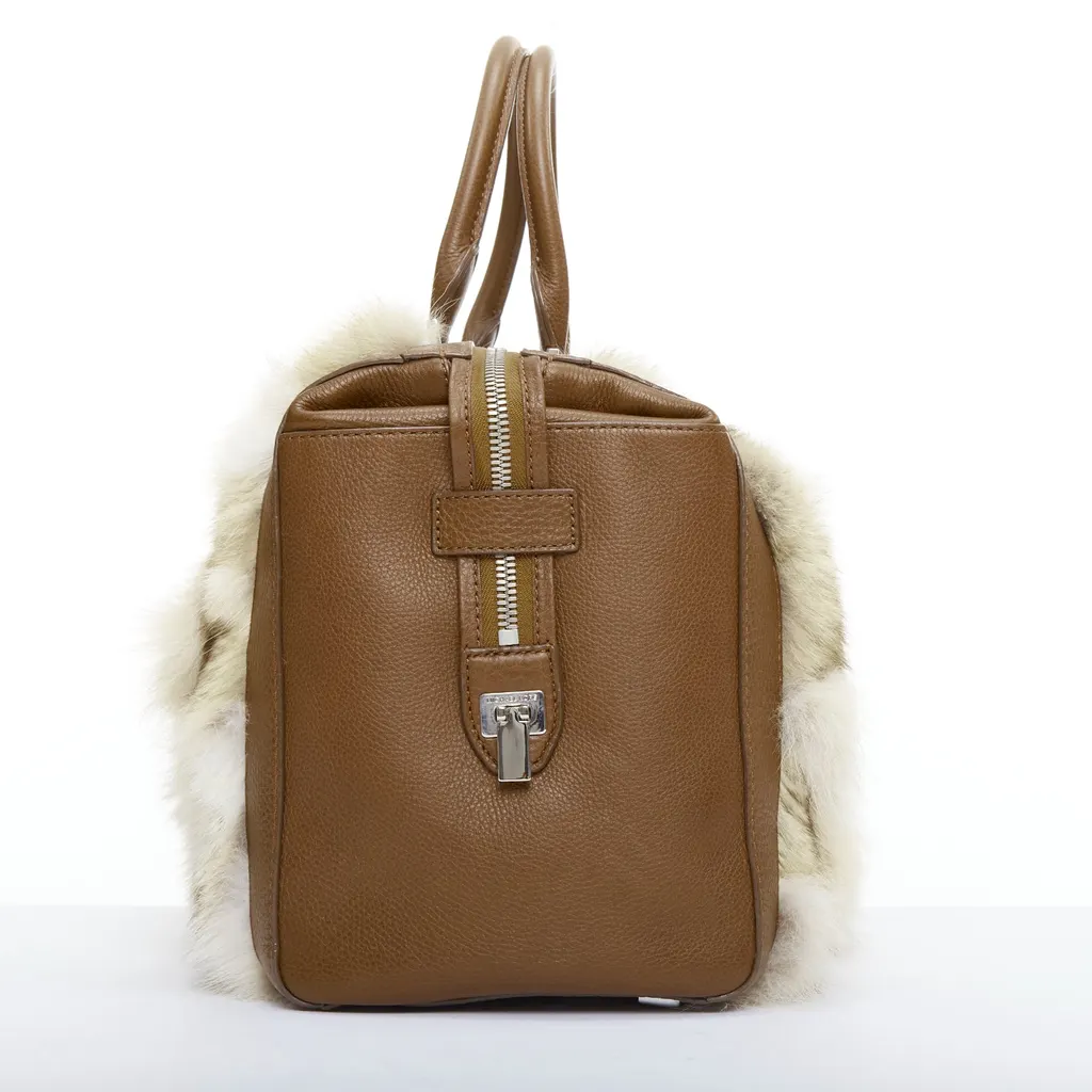 Michael Kors Scaled Gia Tote Brown Fur Good - Model View