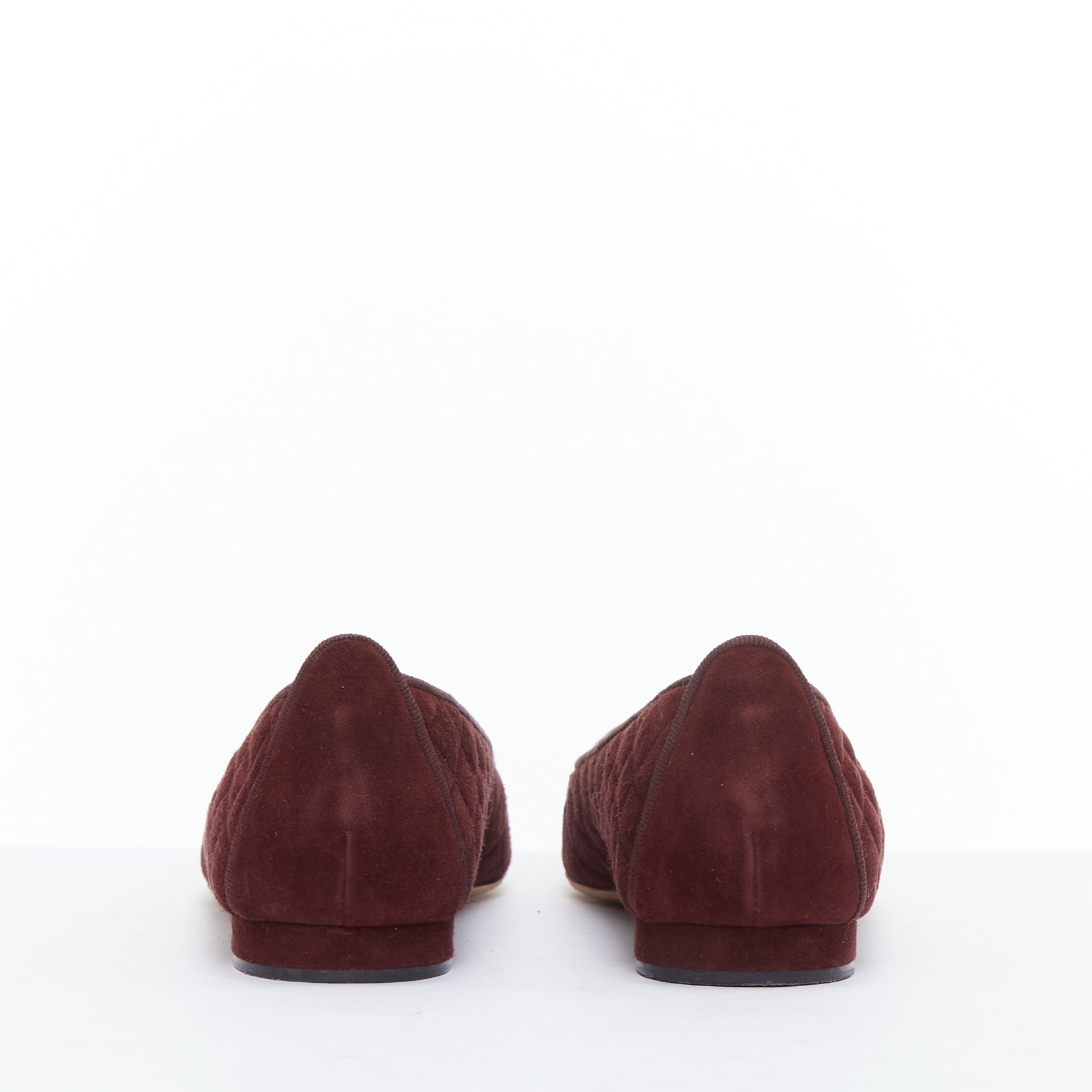 Manolo Blahnik Quilted Maryjane Heels - Side view