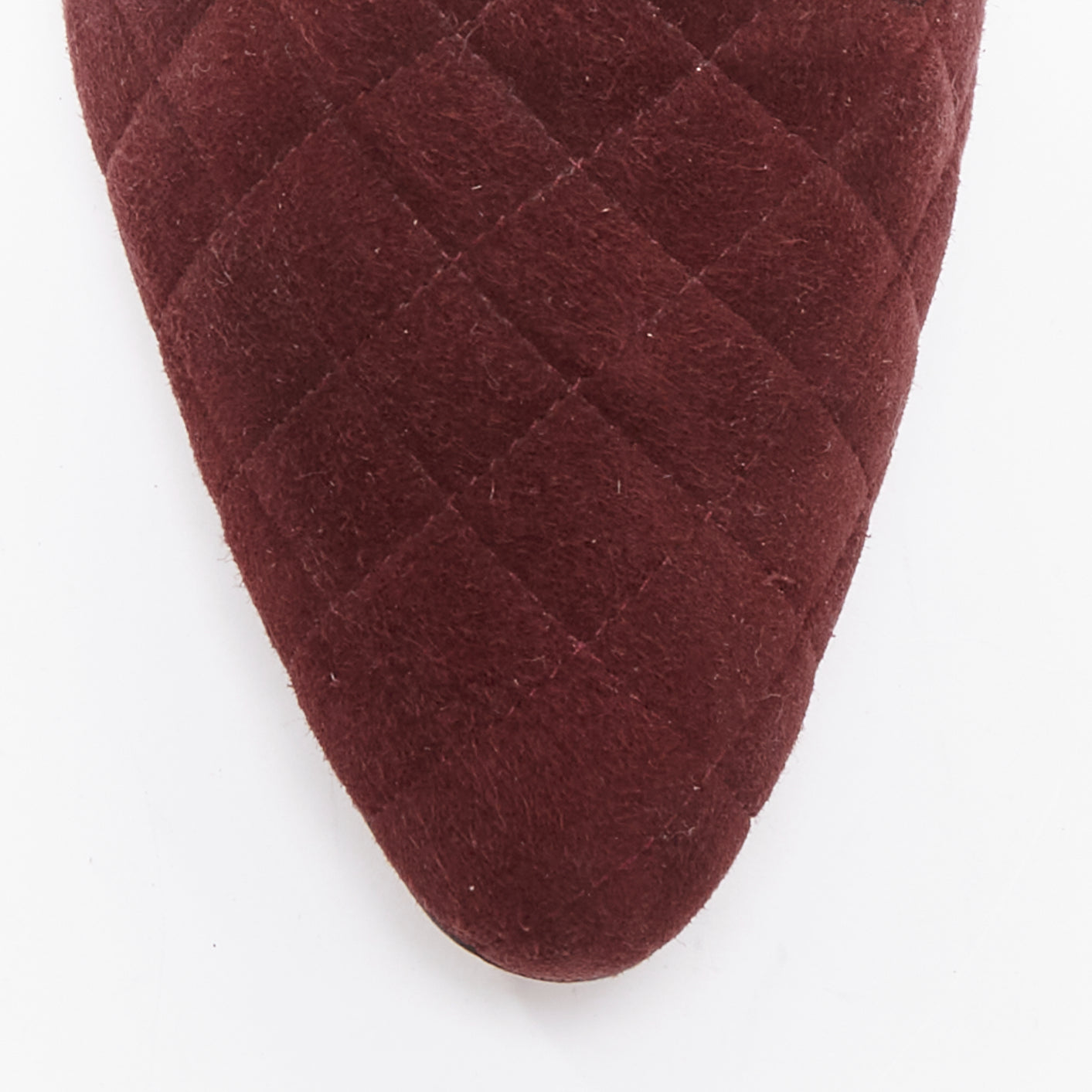 Manolo Blahnik Quilted Maryjane Heels - Detail 1