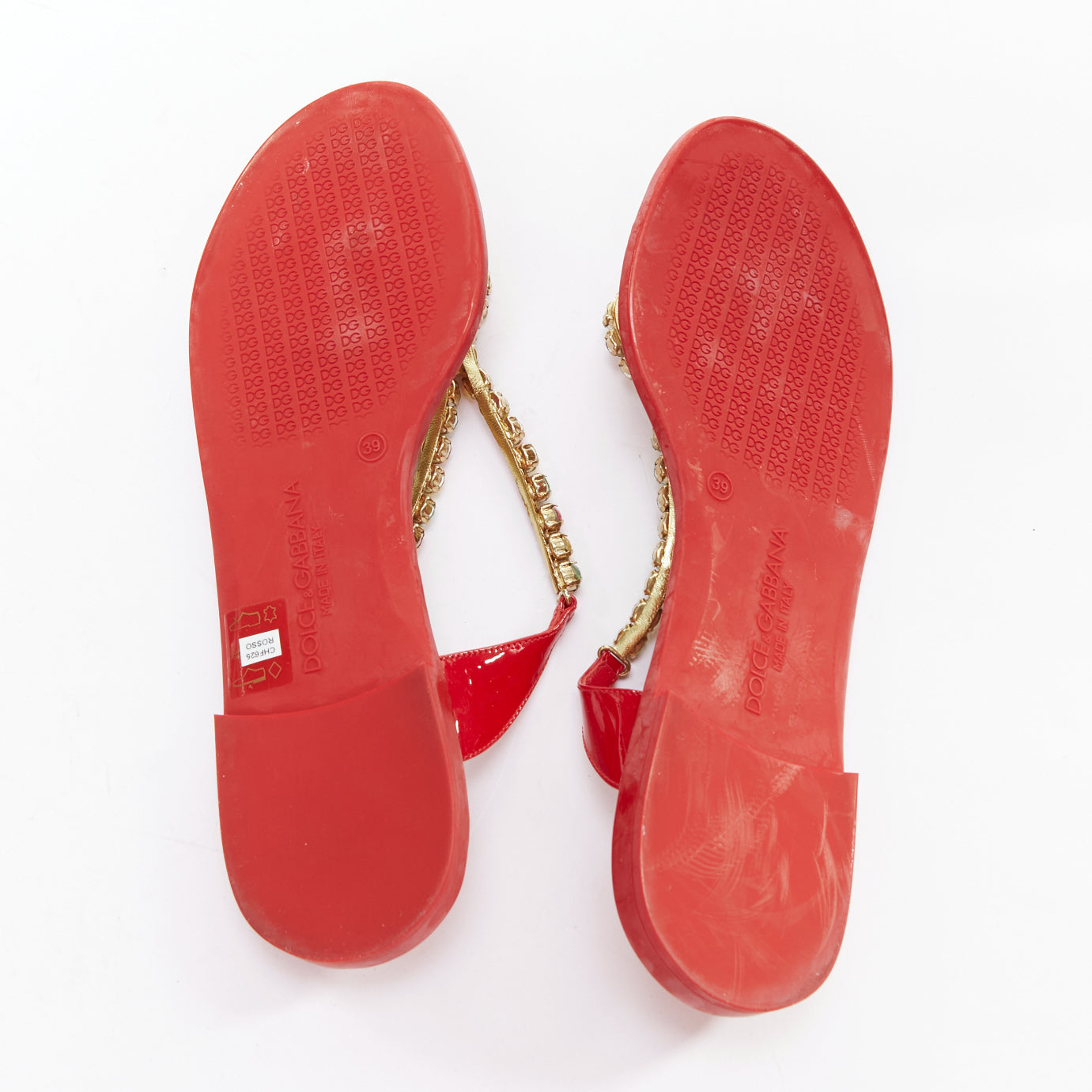 Dolce & Gabbana Crystal Majolica Sandals - Image 13