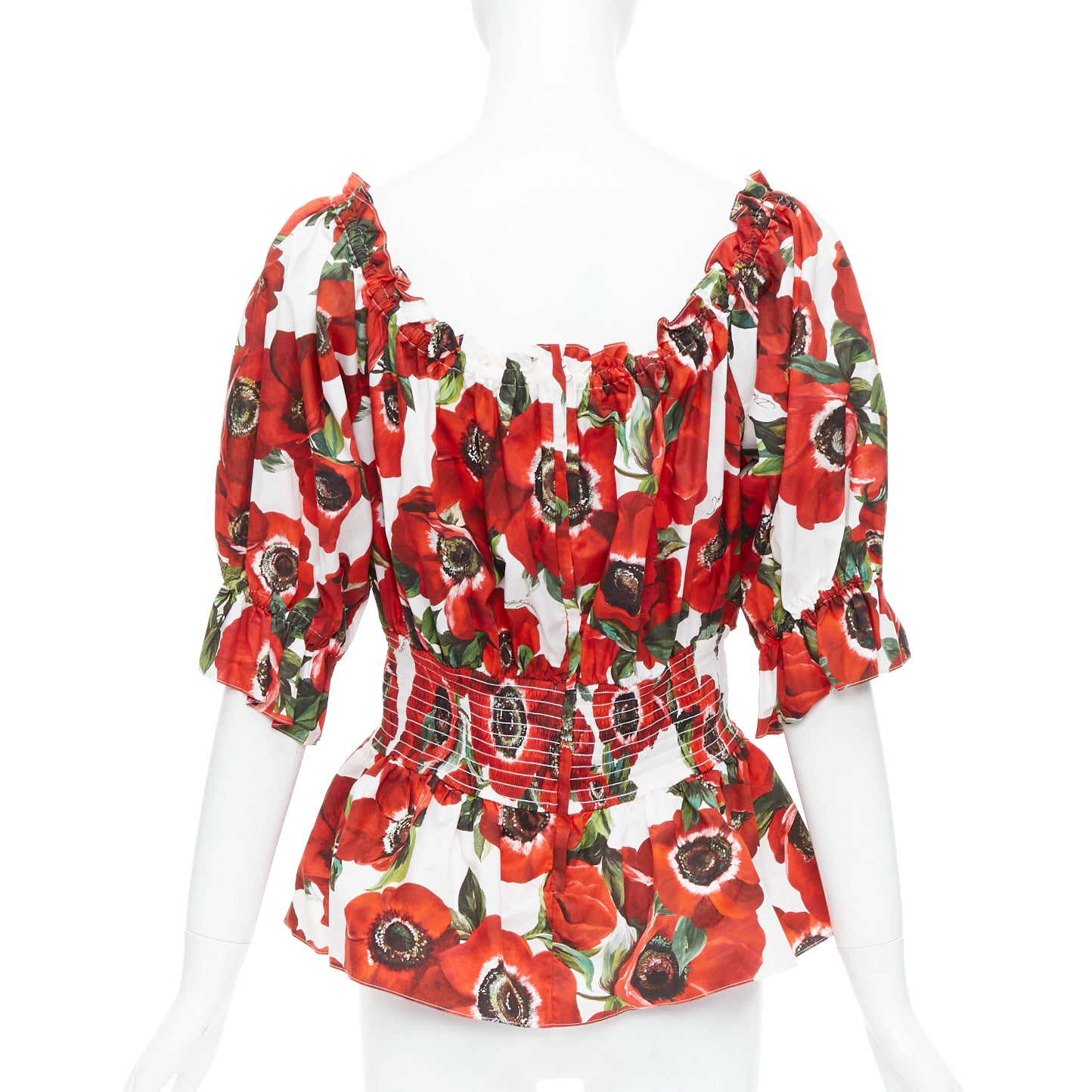 Dolce & Gabbana Floral Peplum Top - Side view