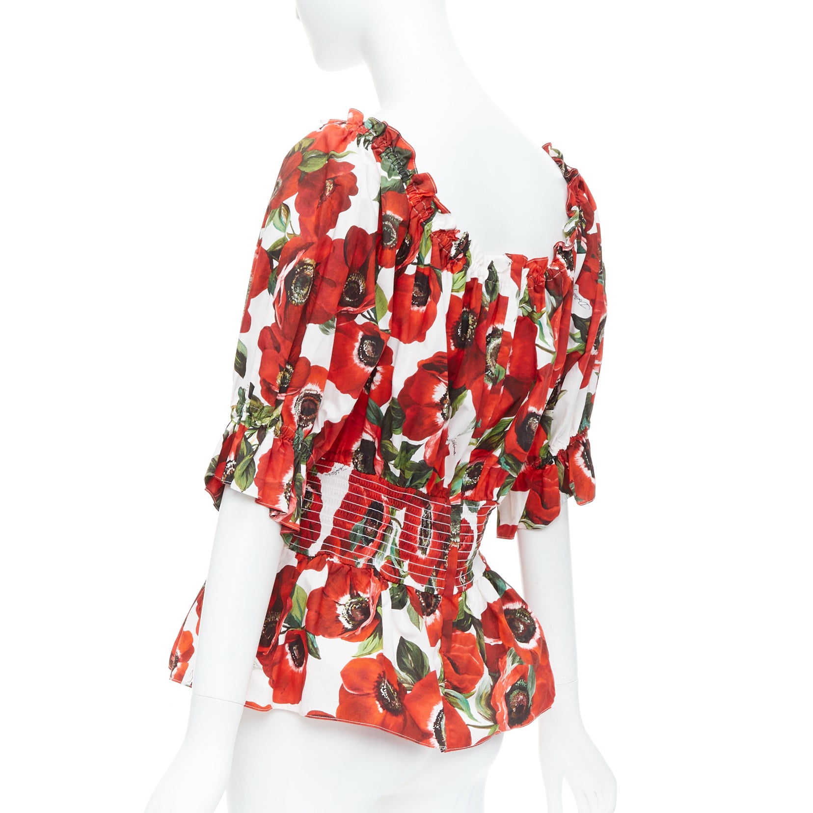 Dolce & Gabbana Floral Peplum Top - Detail 1