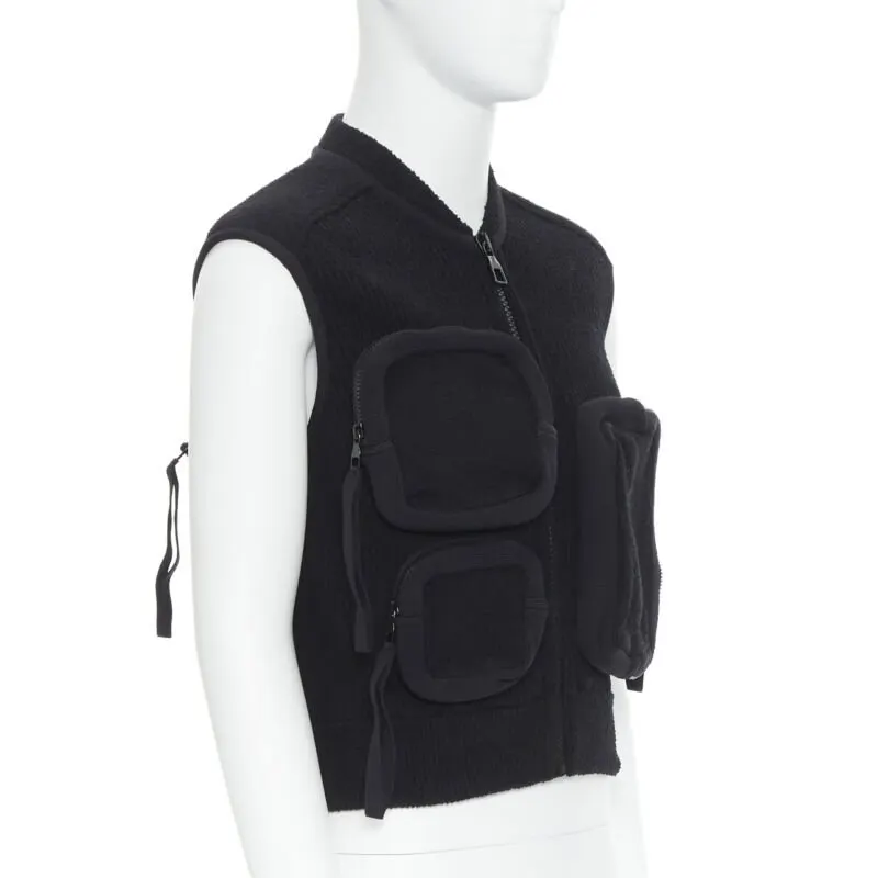 Louis Vuitton Utility Ribbed Vest Black Polyamide Very good - Model View