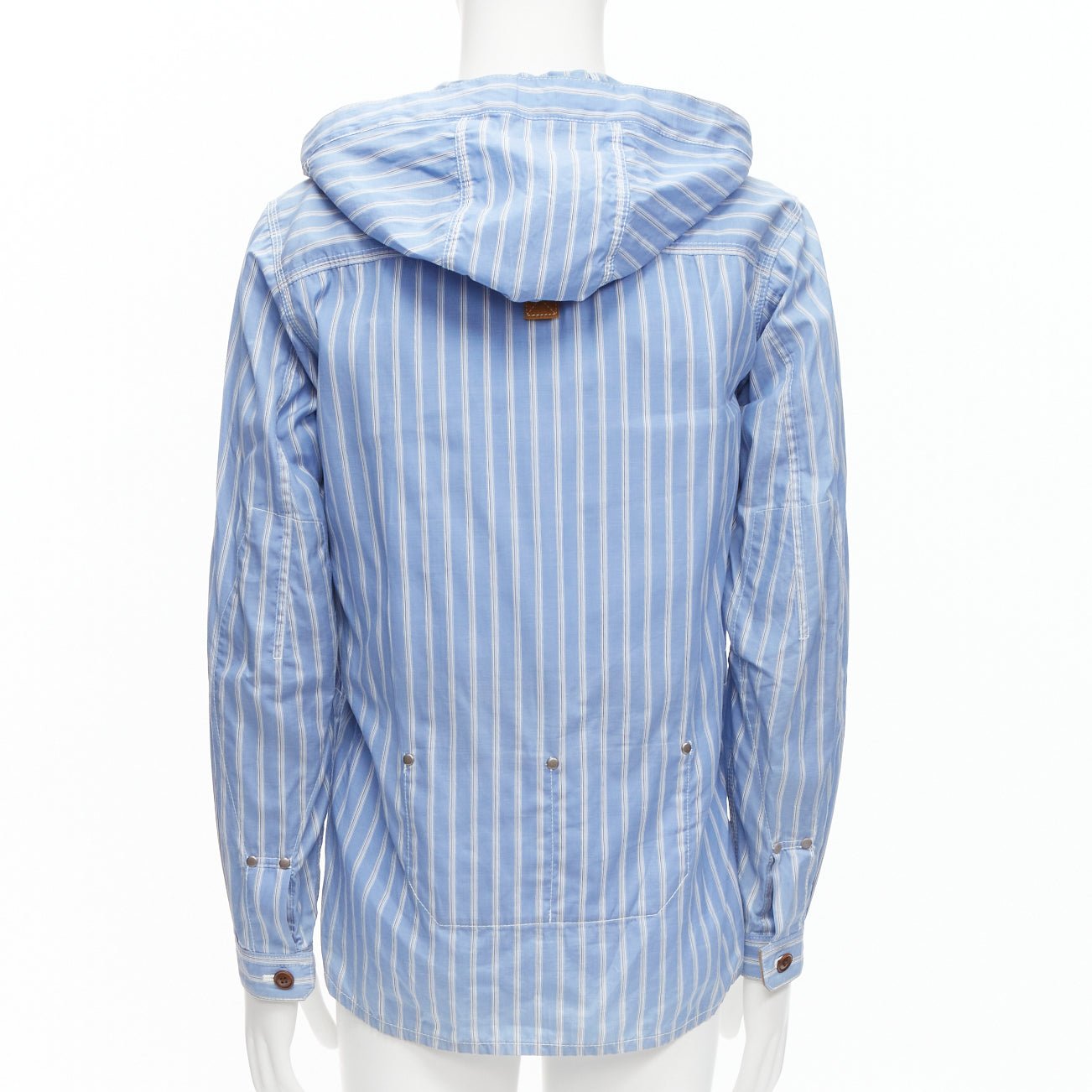 Junya Watanabe Navy Toggle Anorak Coat - Detail 1