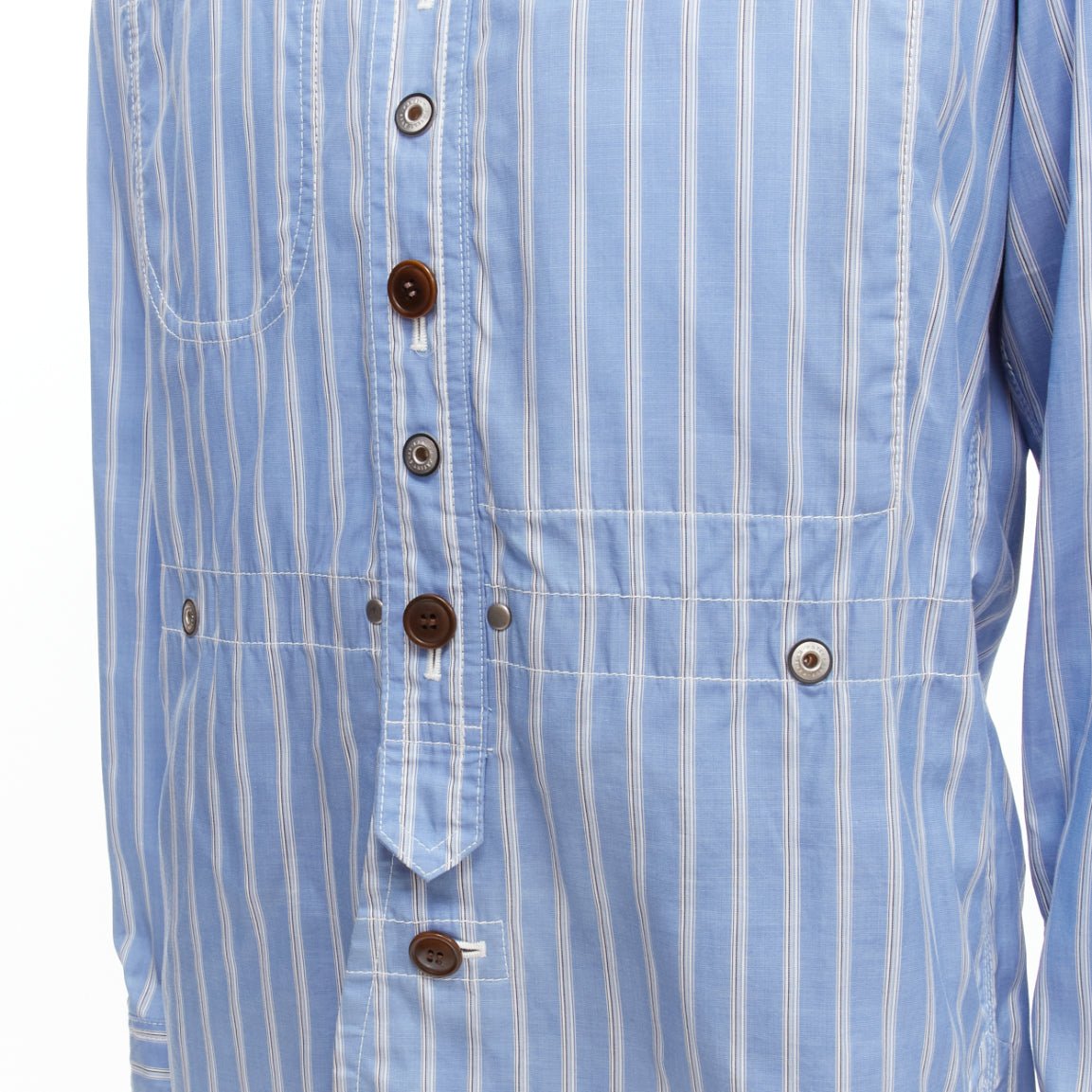 Junya Watanabe Navy Toggle Anorak Coat - Image 10