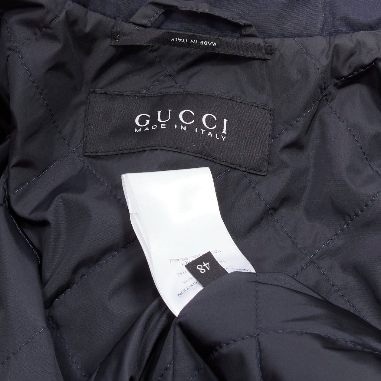 Gucci White Military Panel Coat - Image 10