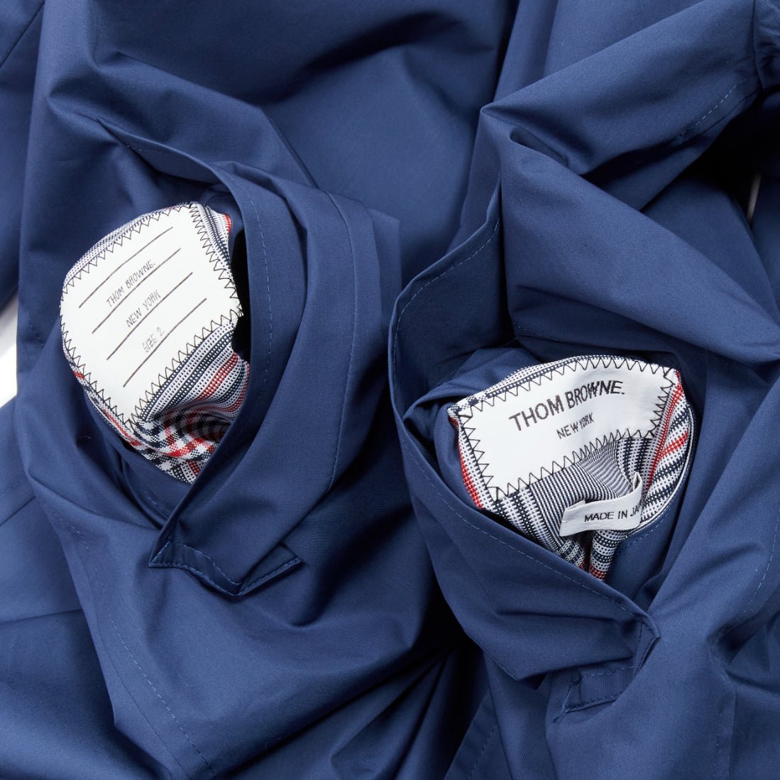 Thom Browne Grey Houndstooth Long Coat - Image 16