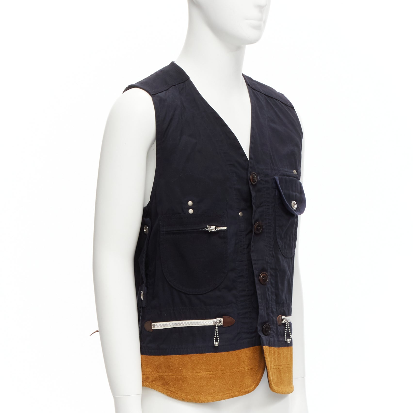 Junya Watanabe Reversible Suede Vest - 4