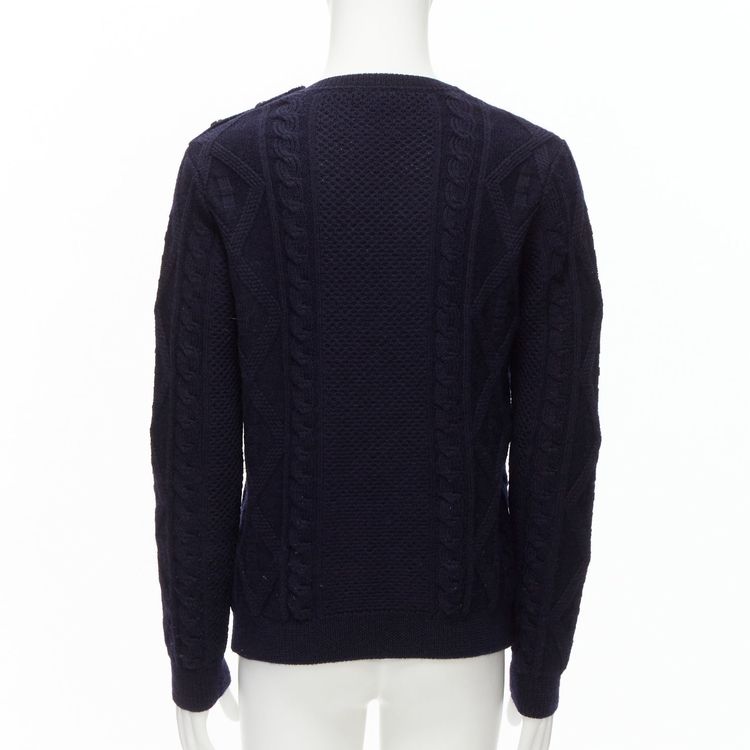 Apc Cable Knit Sweater - Side view