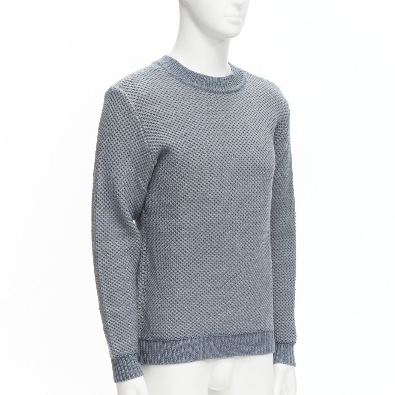 Unsigned / متعددة Waffle Wool Sweater - Image 6