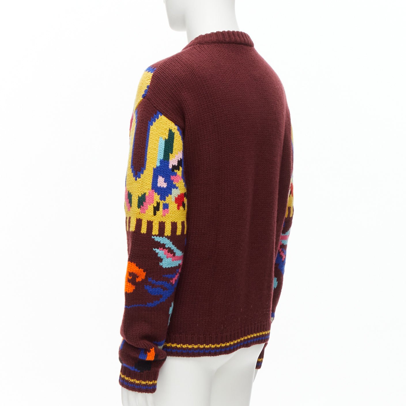 Prada Graphic Wool Sweater - Detail 1