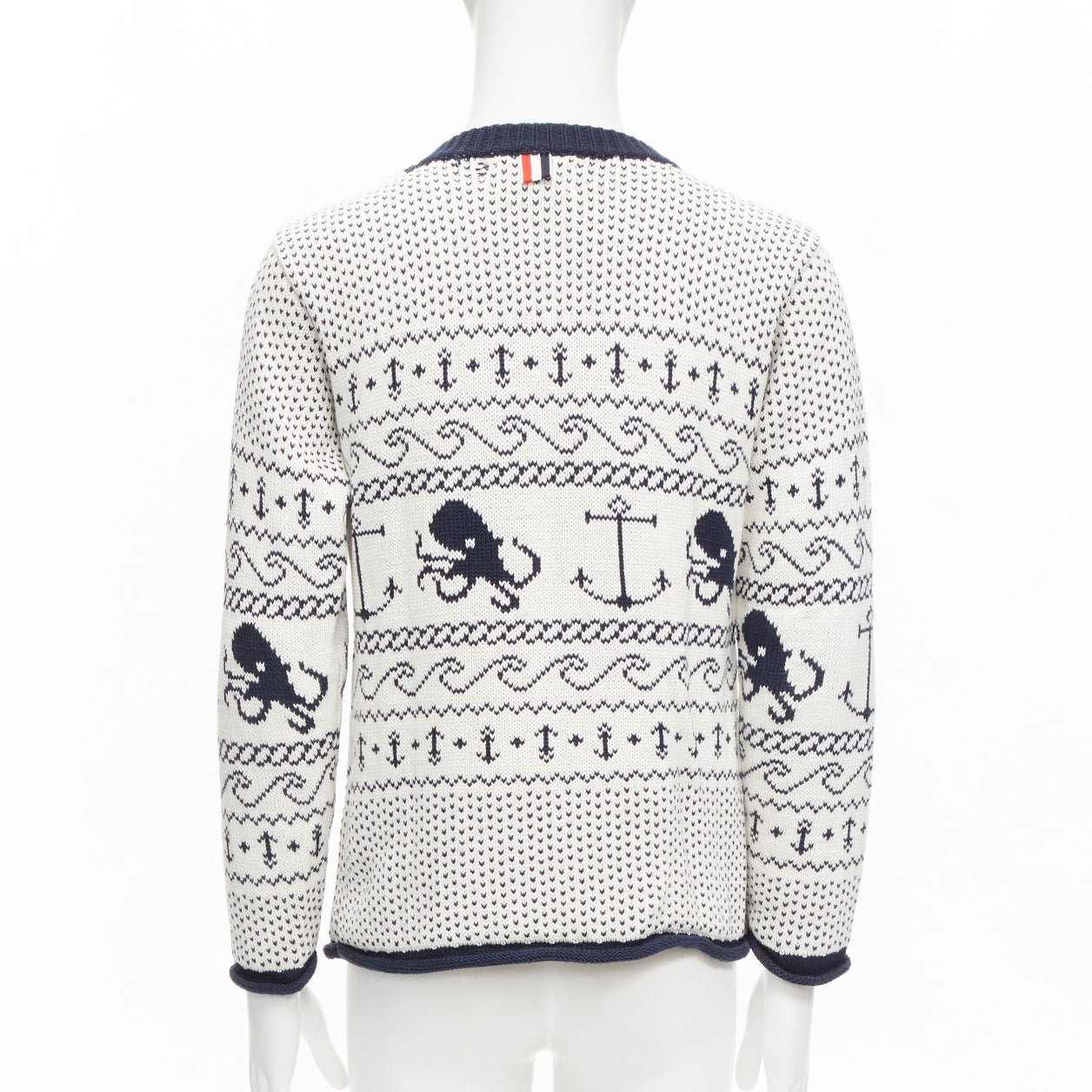 Thom Browne Octopus Intarsia Sweater - Side view