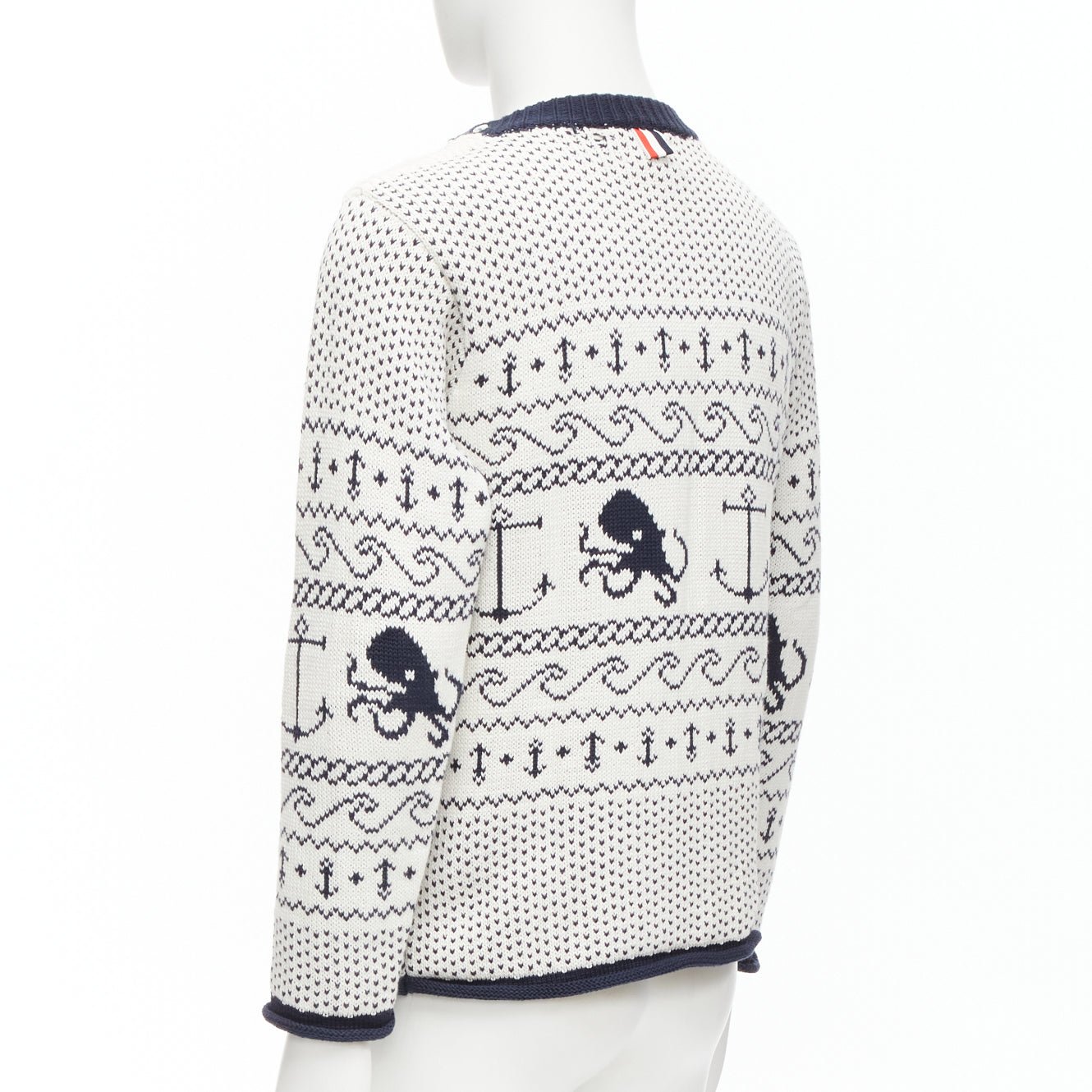 Thom Browne Octopus Intarsia Sweater - Detail 1
