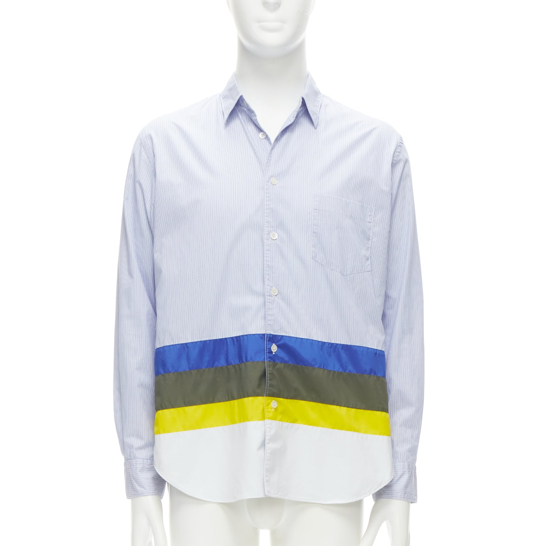 Comme Des Garcons Patchwork Cotton Shirt