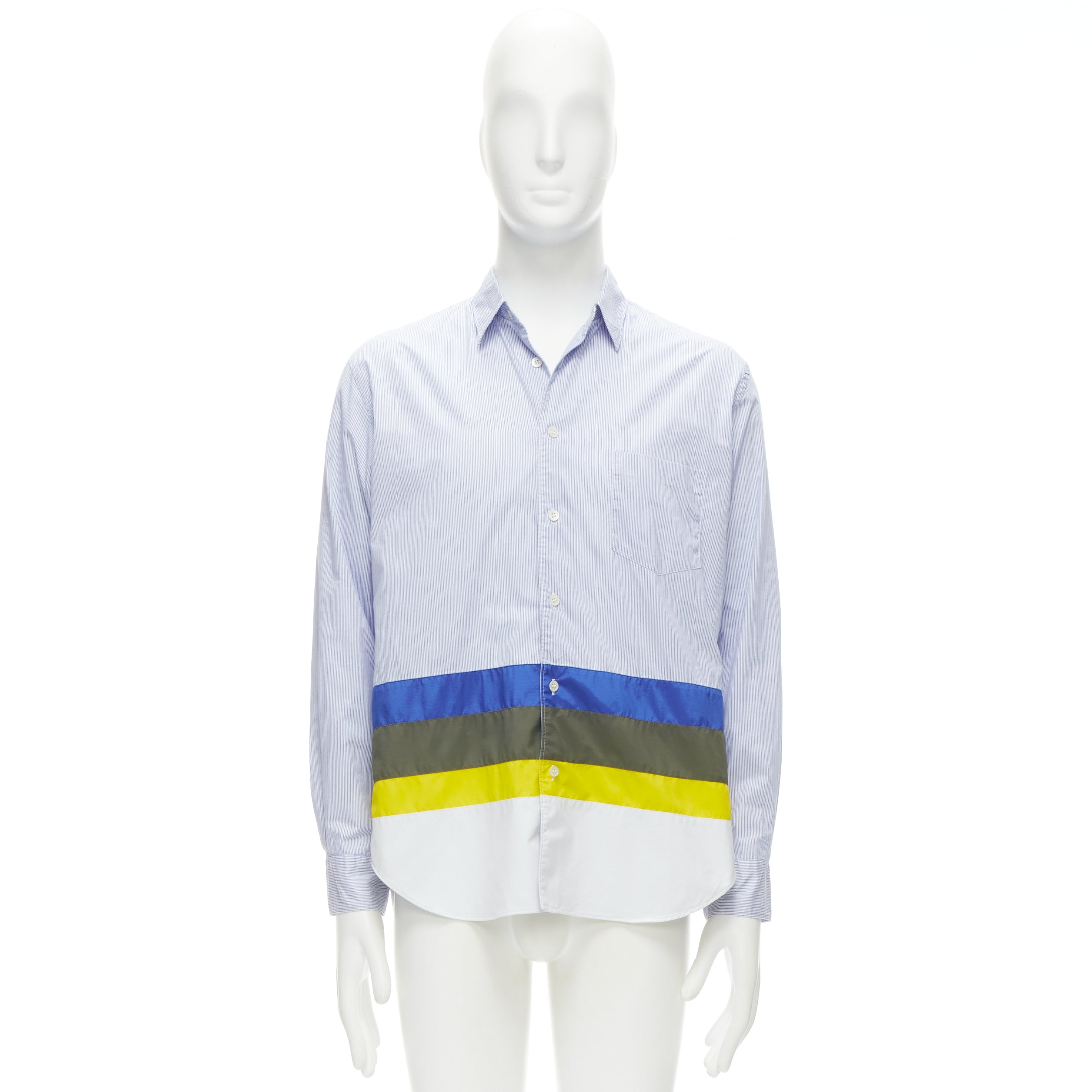 Comme Des Garcons Patchwork Cotton Shirt - Image 11