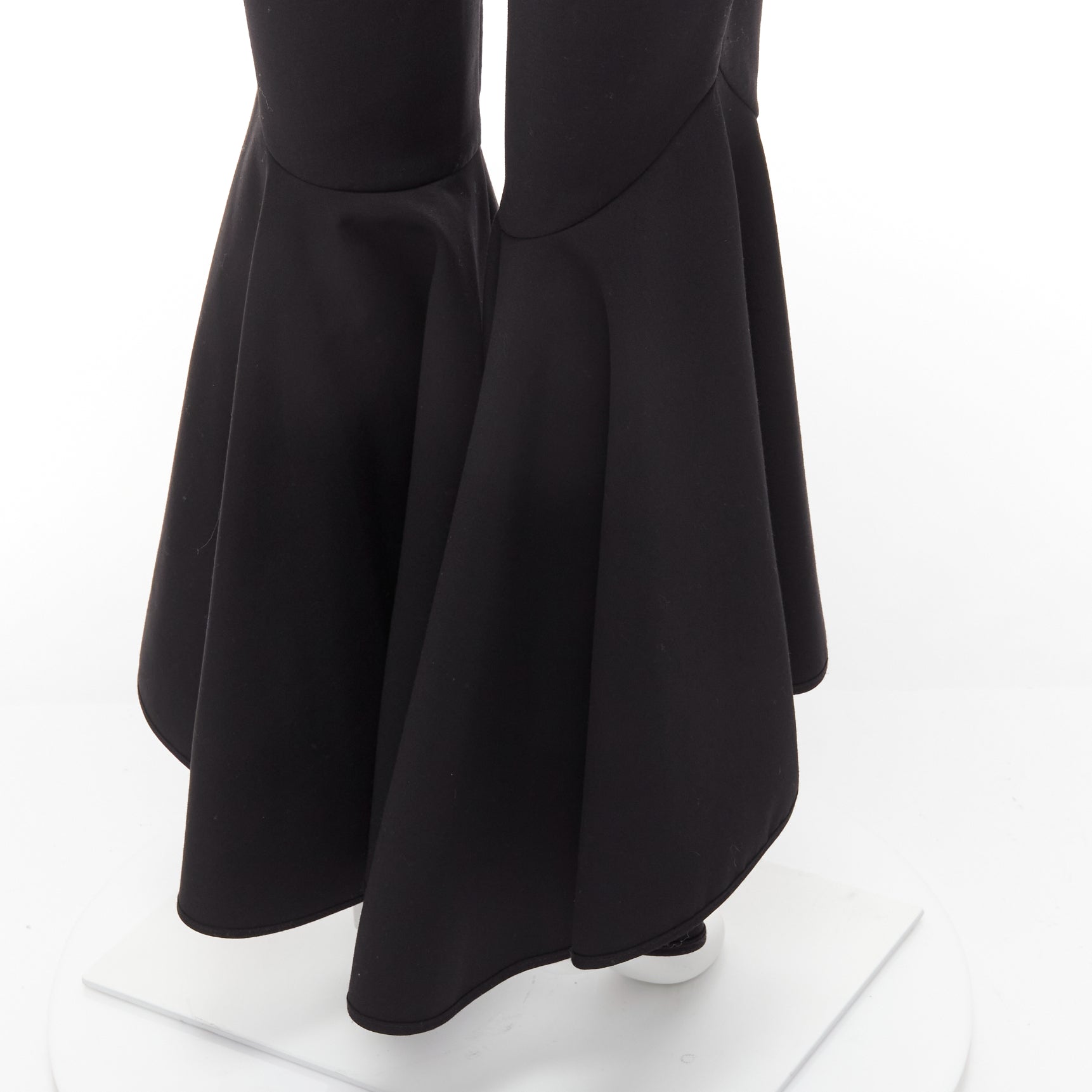 Ellery Cascared Flared Pants - Back view