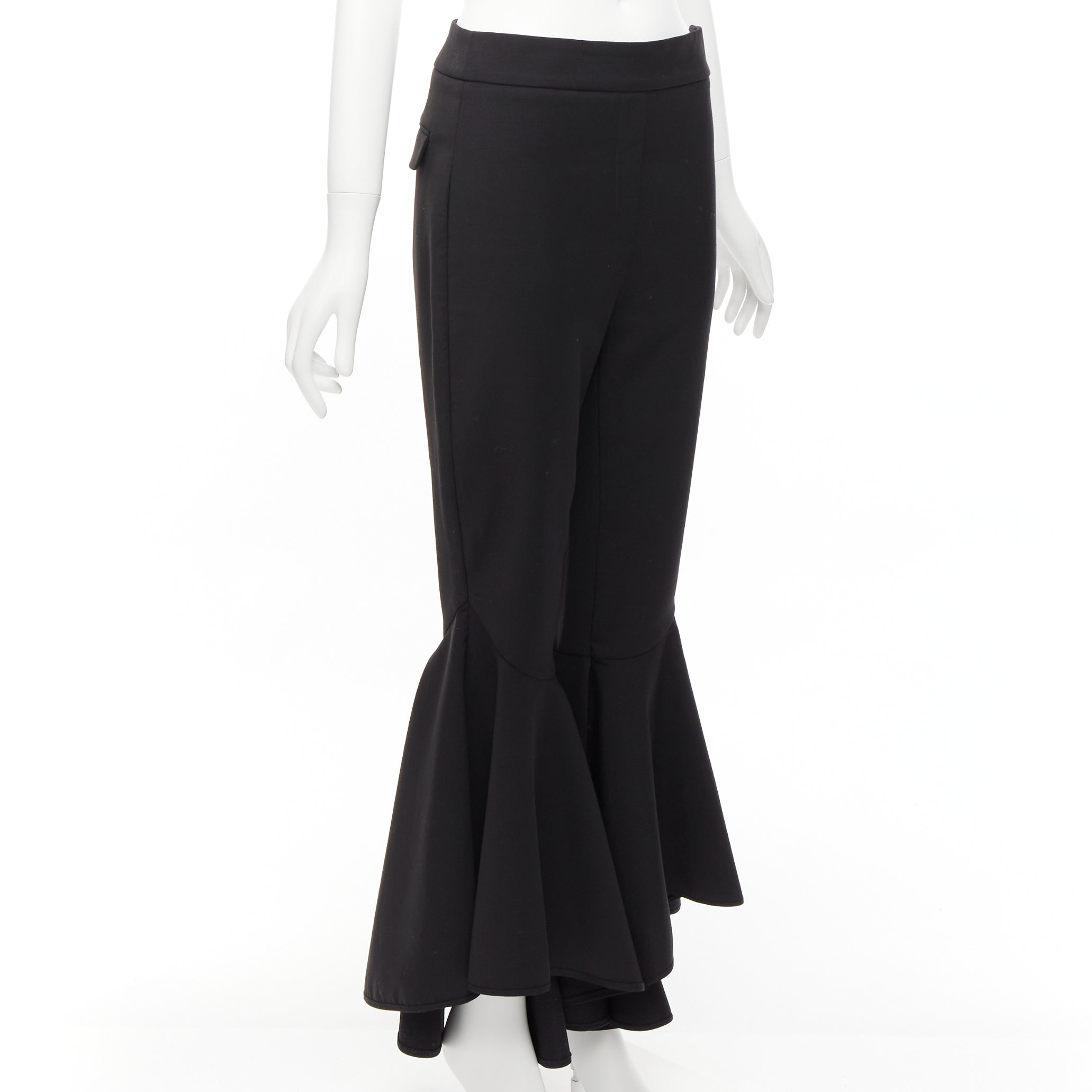 Ellery Cascared Flared Pants - Image 6