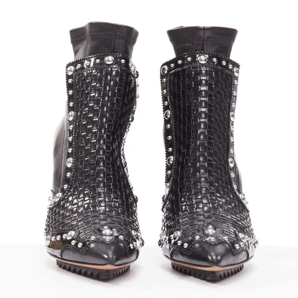 Givenchy Iron Line Silver Leather Good - Inside View