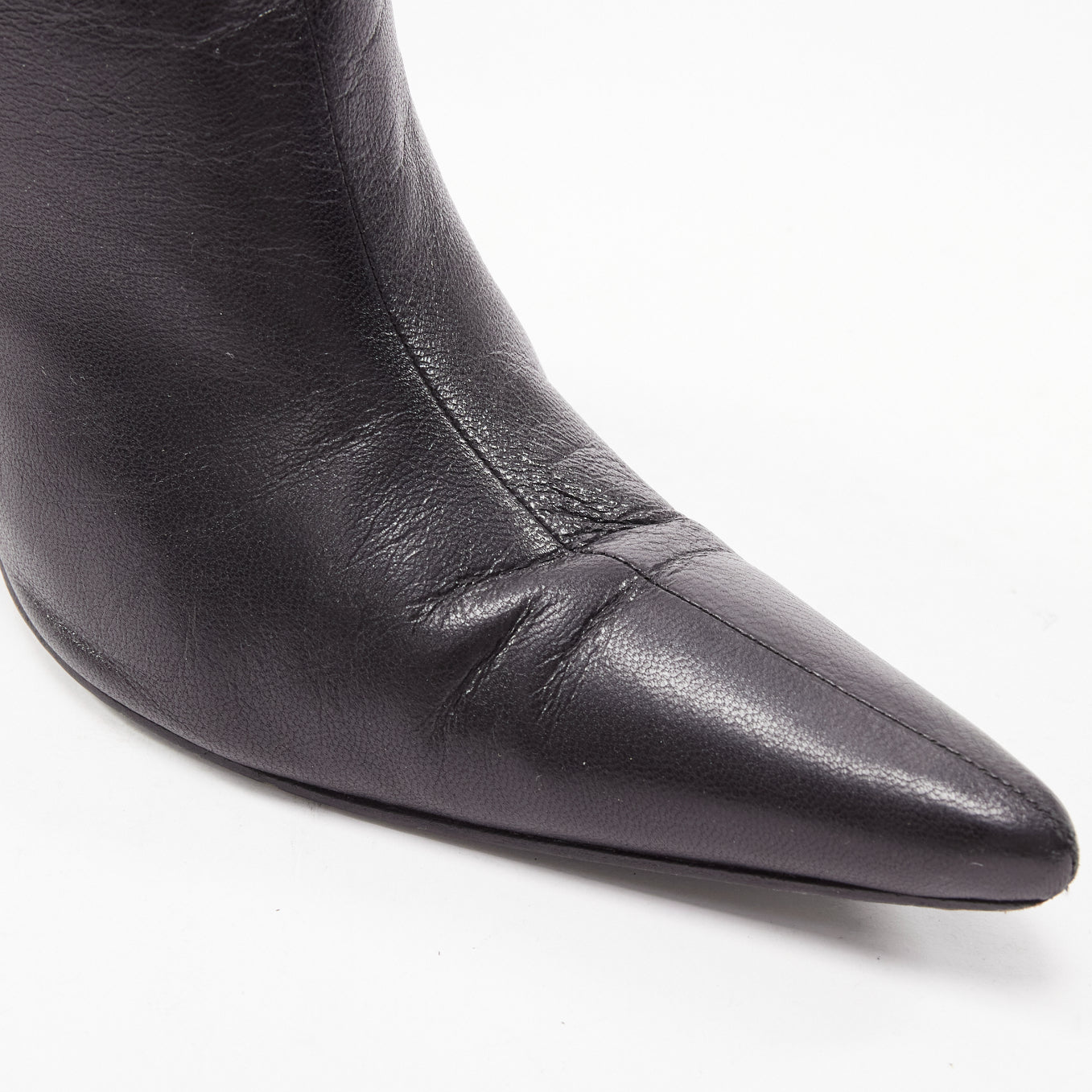 Celine Leather Bootie Heels - Detail 2