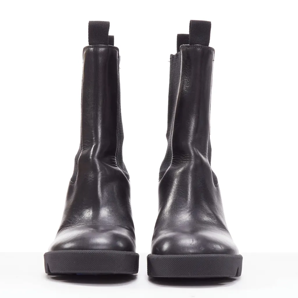 Burberry Stride 85 Black Leather Good - Inside View