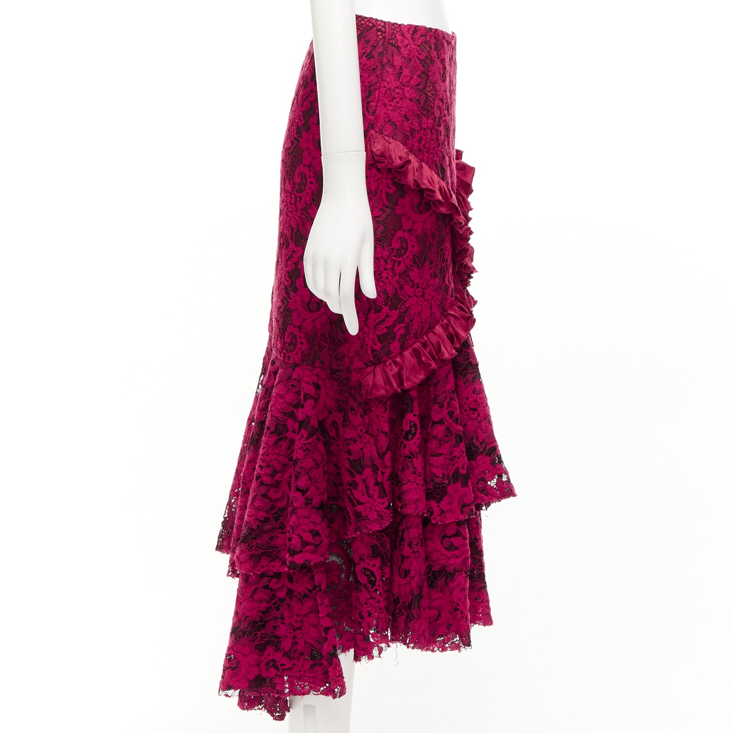 Romance Was Born Lace Ruffle Skirt - 4