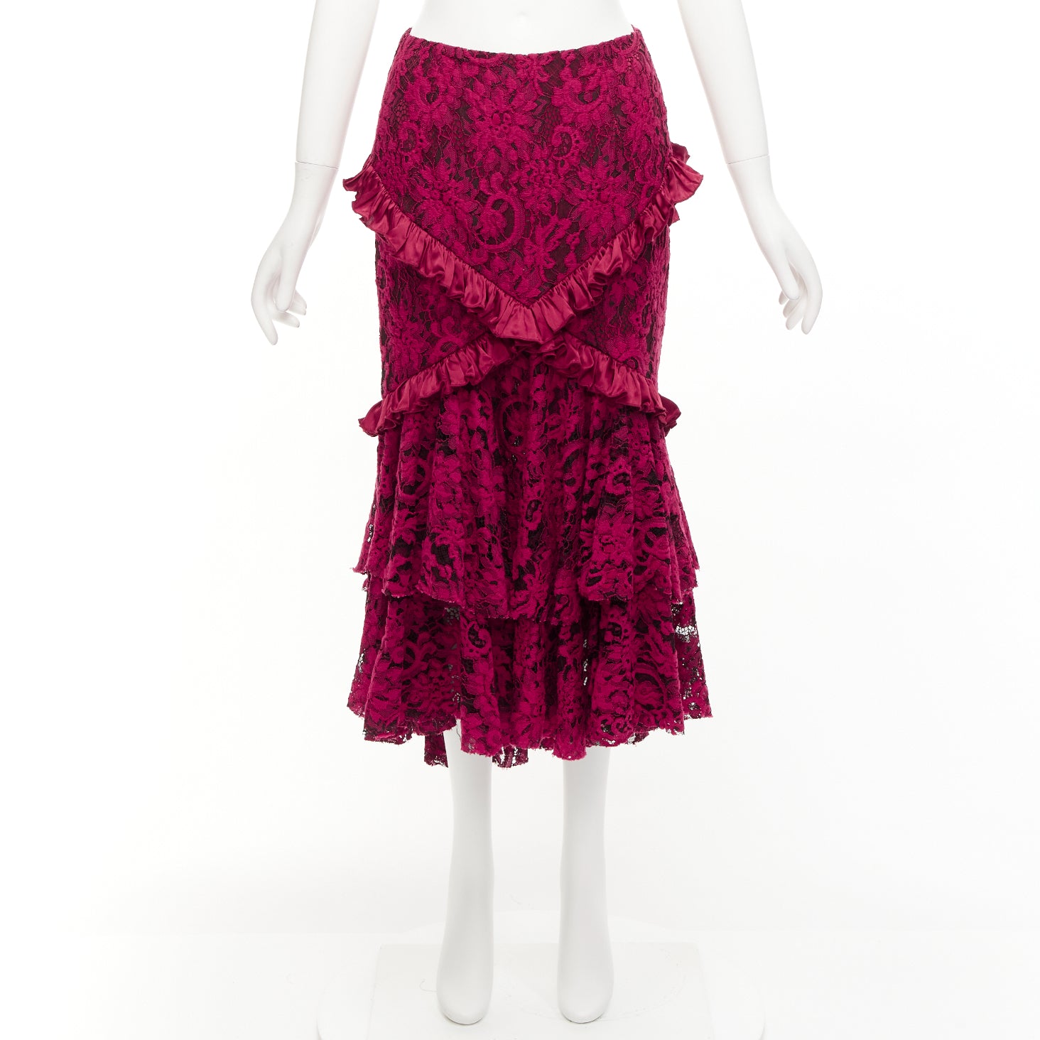 Romance Was Born Lace Ruffle Skirt - Image 11