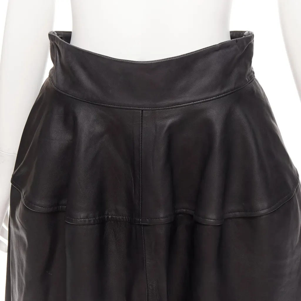 Maticevski Tavolara Black Leather Fair - Back View