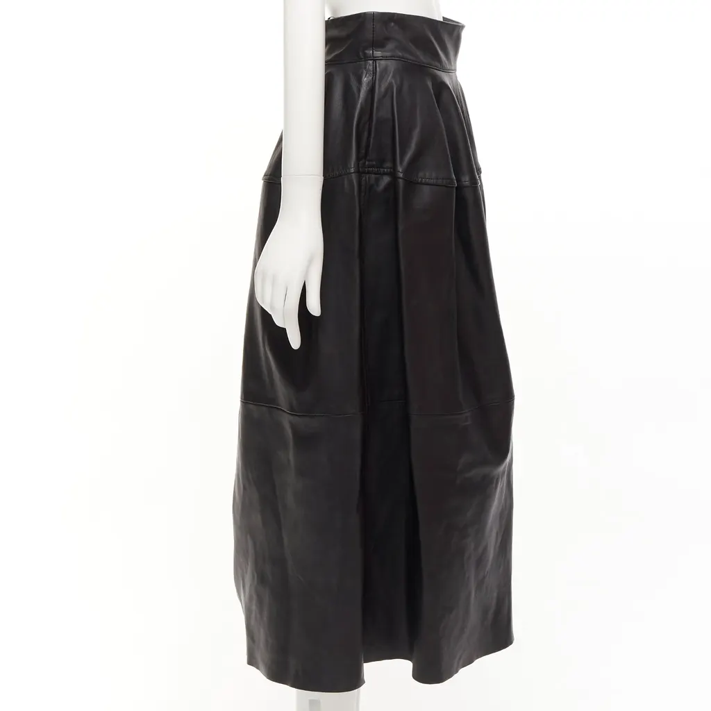 Maticevski Tavolara Black Leather Fair - Model View