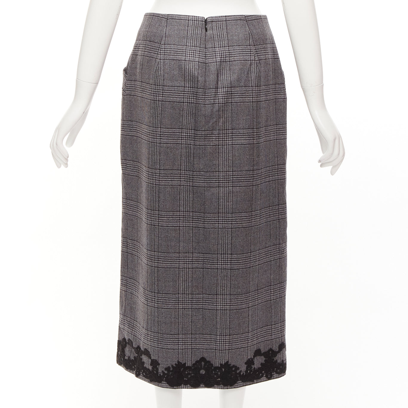 Jonathan Simkhai Houndstooth Pencil Skirt - Side view