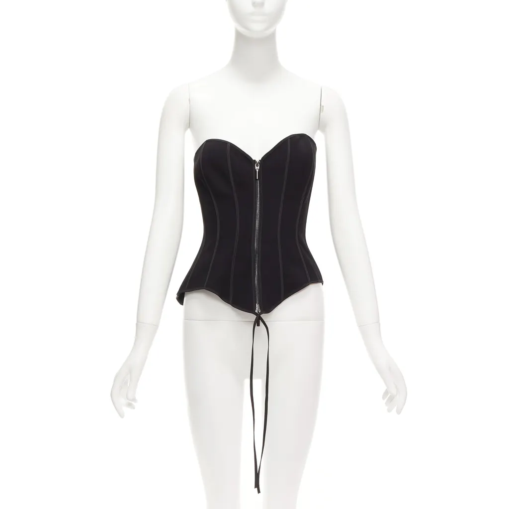 Maticevski Fable Bustier Black Polyester Never worn - Front View