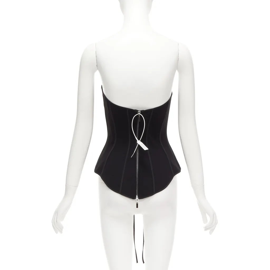 Maticevski Fable Bustier Black Polyester Never worn - Model View