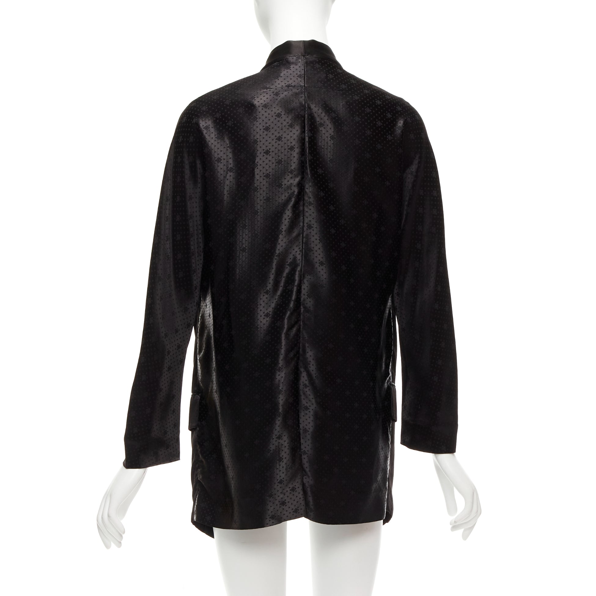 Givenchy Black Collar Robe Blazer - Detail 1