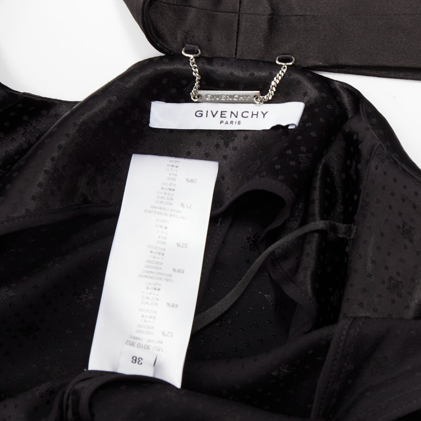 Givenchy Black Collar Robe Blazer - Image 11