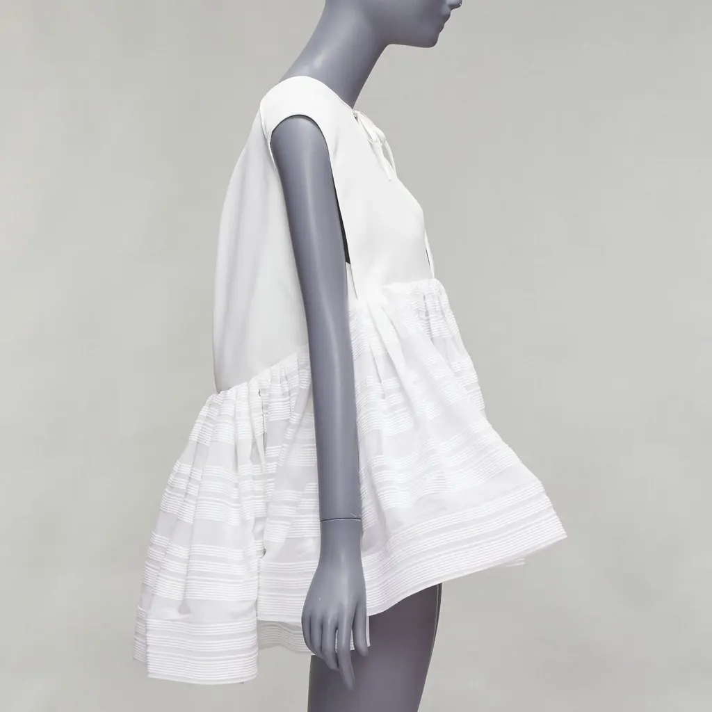 Maticevski Escapism White Polyester Never worn, with tag - Back View