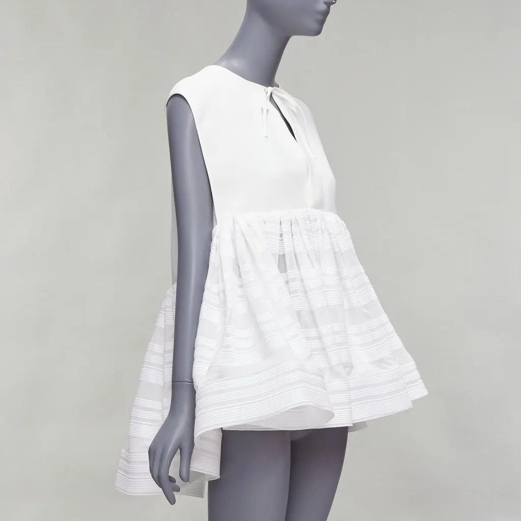Maticevski Escapism White Polyester Never worn, with tag - Inside View