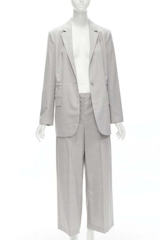 Theory Grey Drawstring Pants Set - Image 6