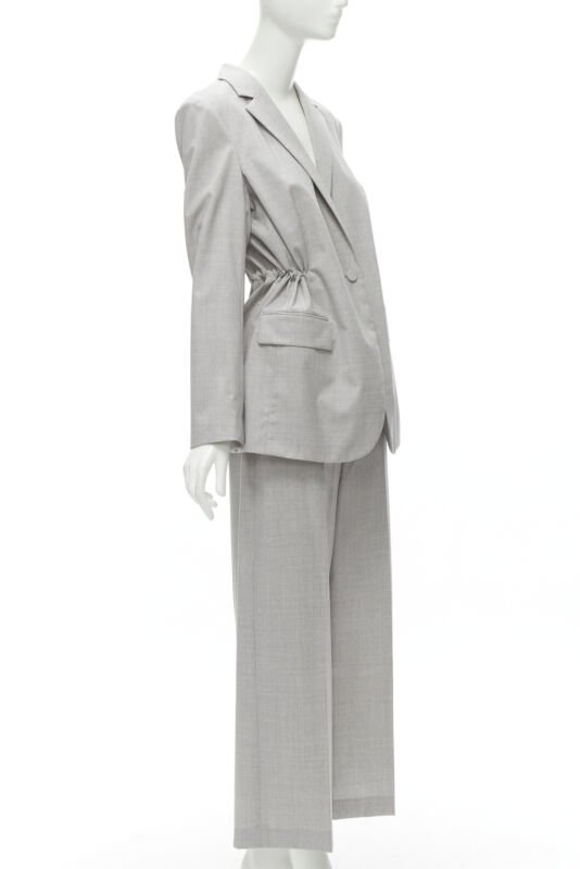 Theory Grey Drawstring Pants Set - 4