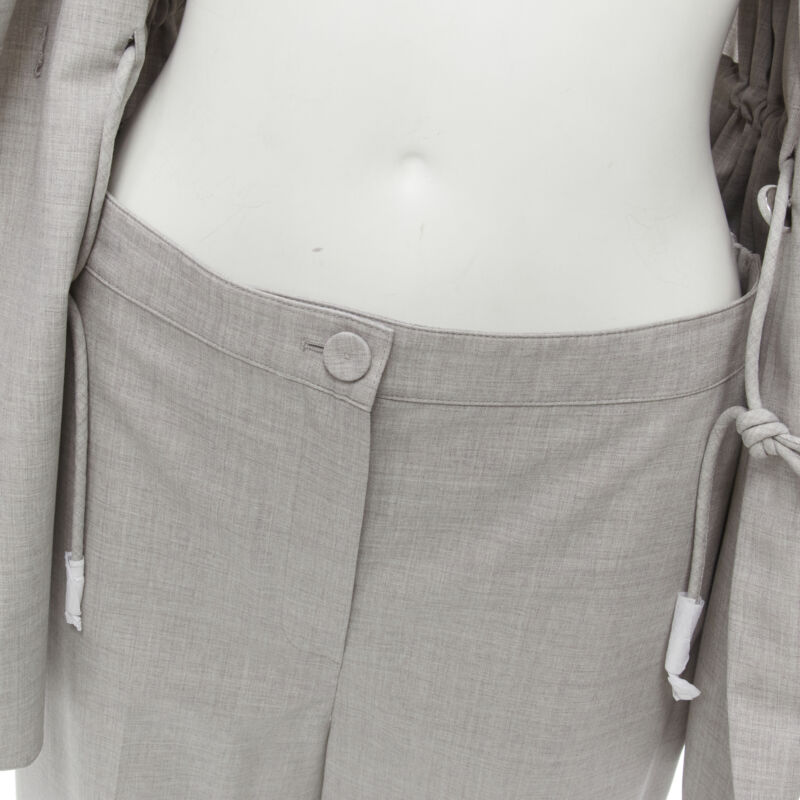 Theory Grey Drawstring Pants Set - Image 11