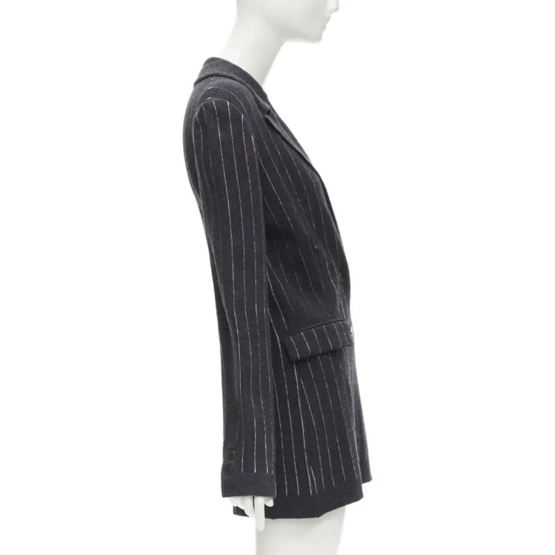 Barrie Grey Cashmere Blazer Cardigan Grey Cashmere Never worn - Box View