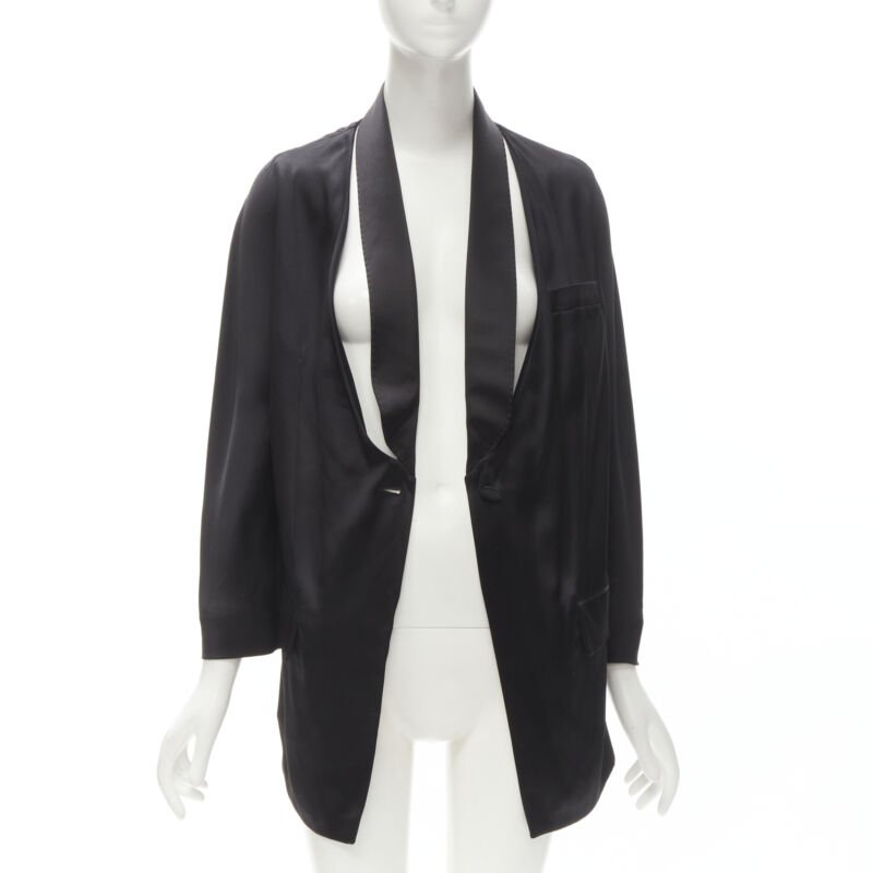 Givenchy Black Collar Kimono Blazer - Image 6