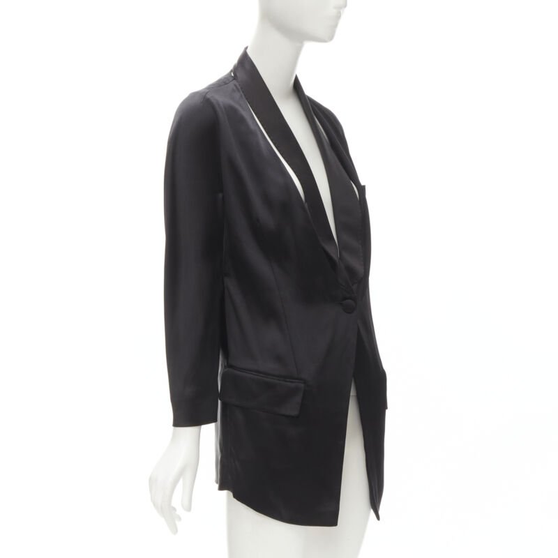 Givenchy Black Collar Kimono Blazer - 4