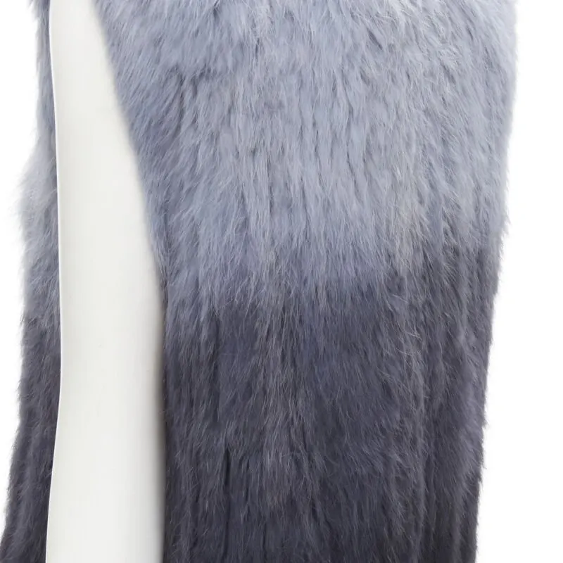 Theory Blue Fur Gradient Vest Blue Fur Never worn - Back View