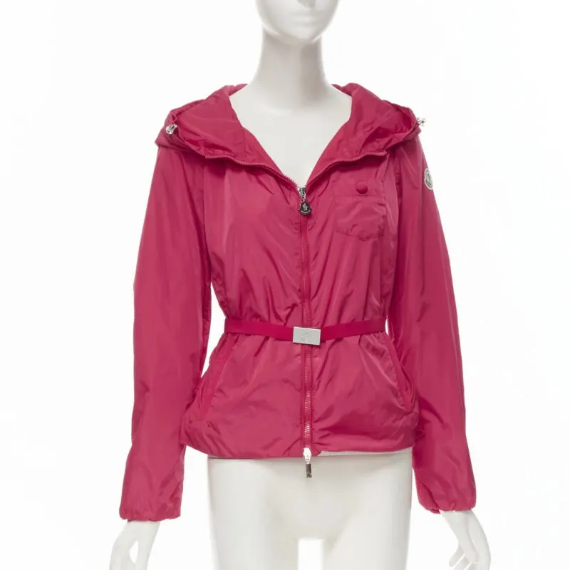 Moncler GAZON GIUBBOTTO Pink Polyamide Very good - Front View