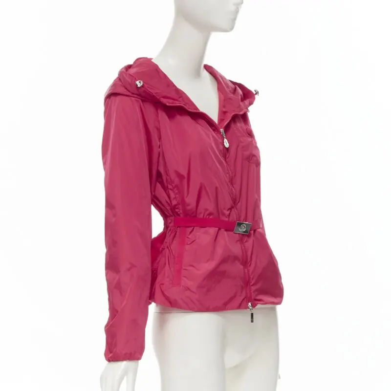 Moncler GAZON GIUBBOTTO Pink Polyamide Very good - Model View