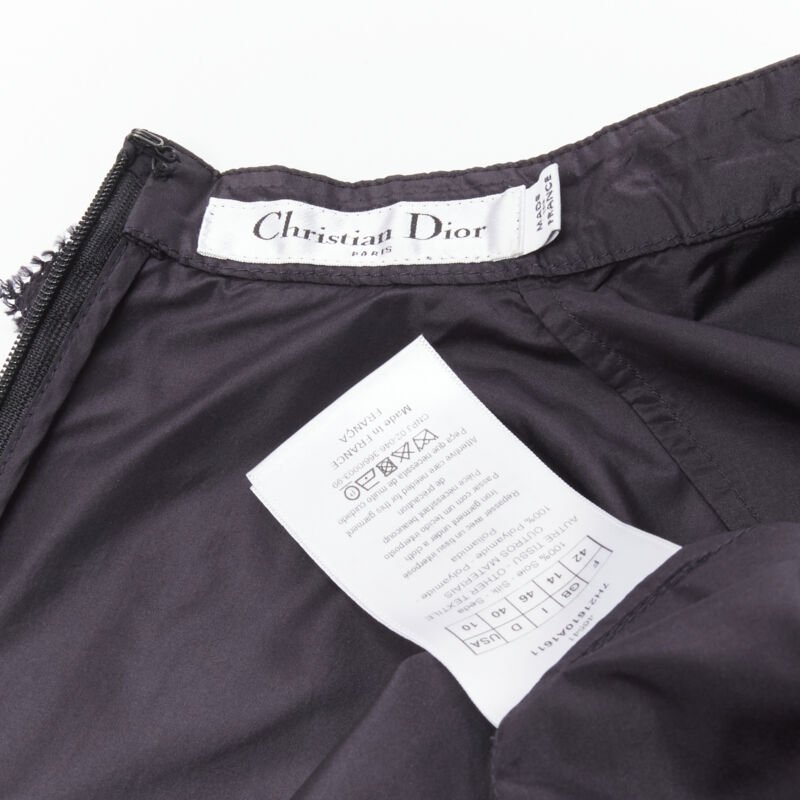 Christian Dior Lace Trim Dress - Image 11