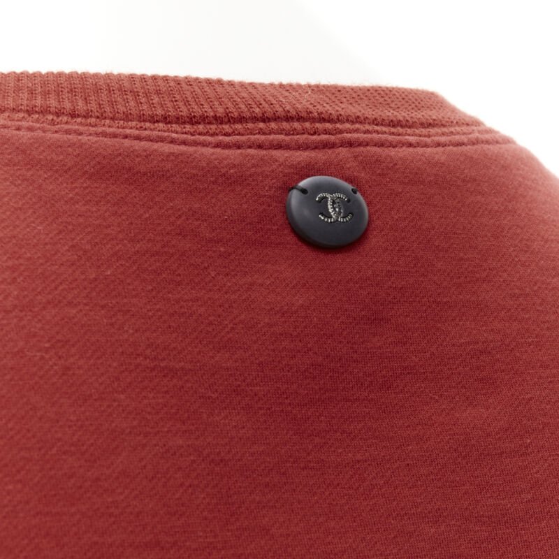 Chanel Velvet Print Sweatshirt - Back view