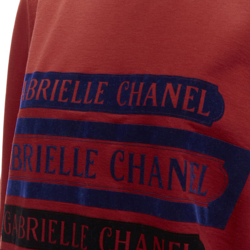 Chanel Velvet Print Sweatshirt - Detail 2