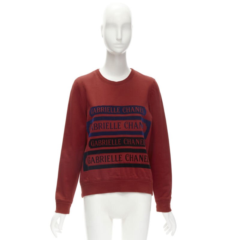 Chanel Velvet Print Sweatshirt - Image 12
